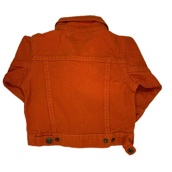 643 - EUC Illinois University Orange Denim Infant Baby Jacket 12m - Picture 2 of 7